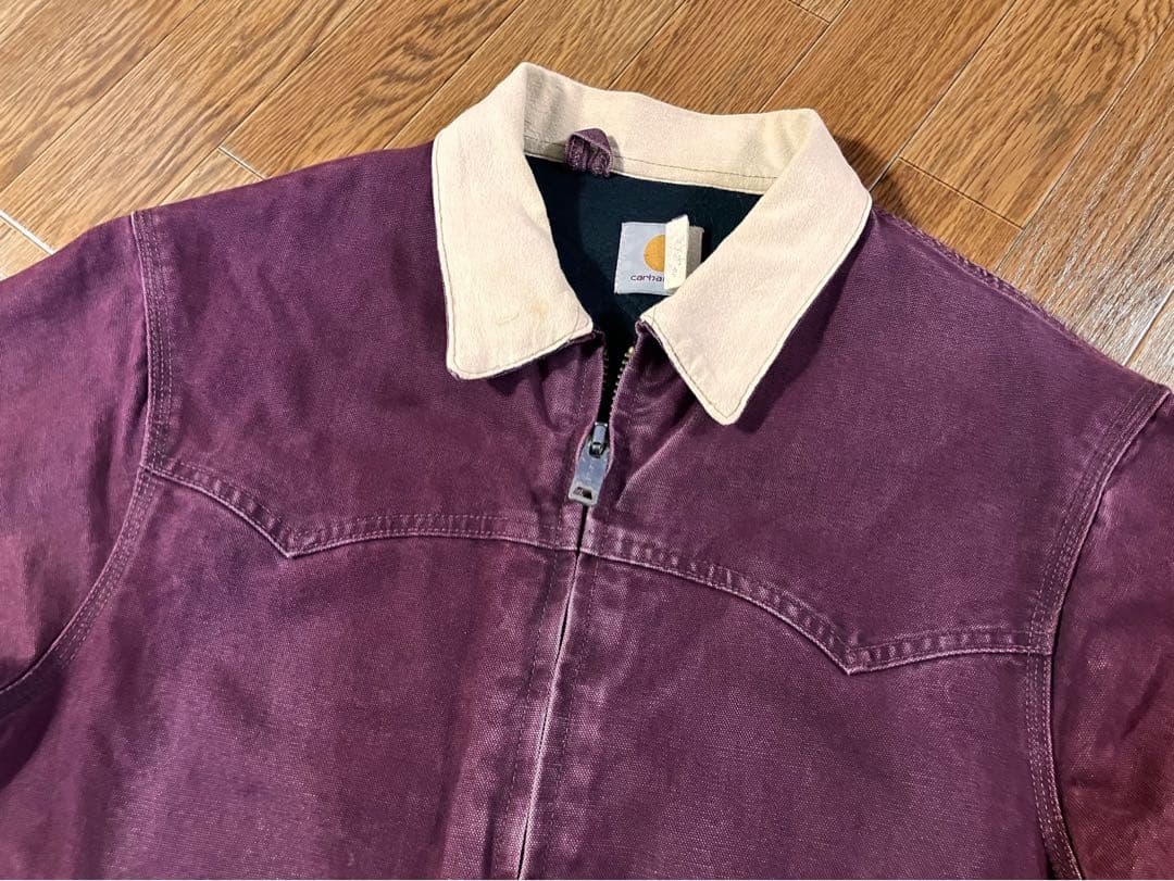 【超希少】1996年 カーハート サンタフェジャケット JQ2246 ワイン M