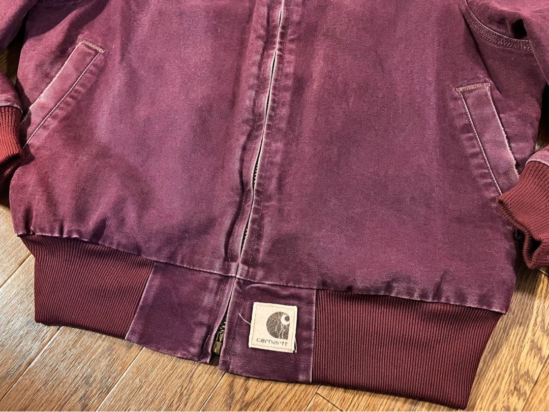【超希少】1996年 カーハート サンタフェジャケット JQ2246 ワイン M