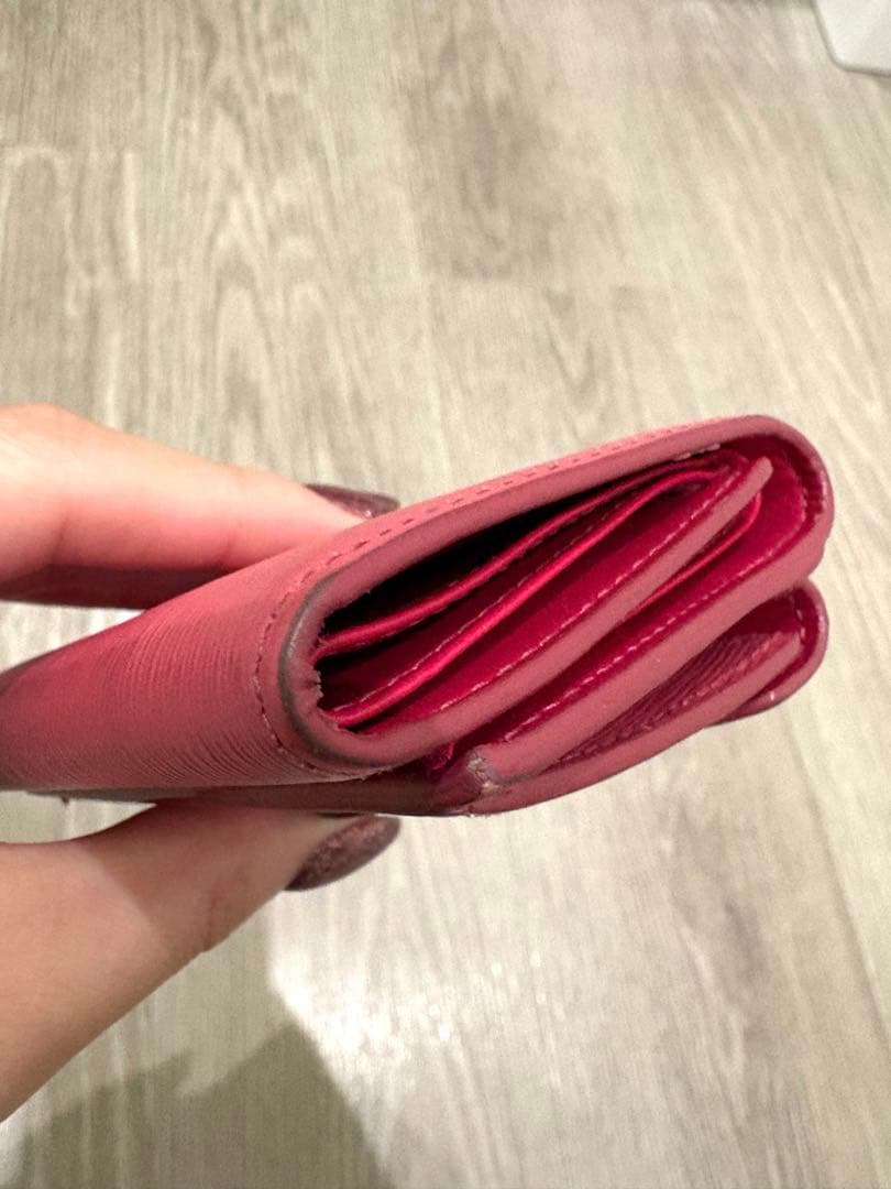 最終値下げ⭐︎PRADA ピンク 三つ折り財布