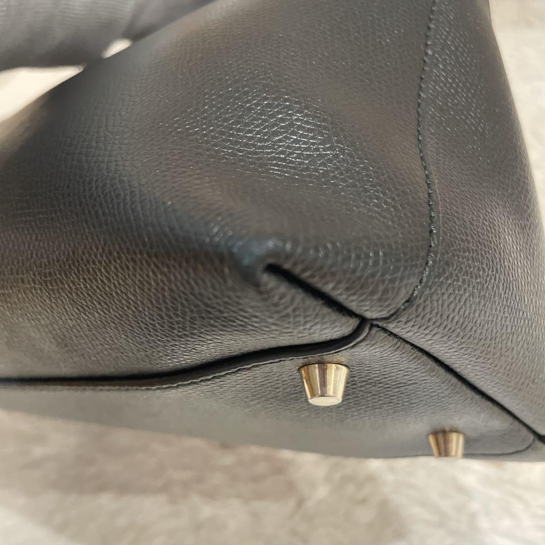 【極美品】 FURLA パイパーS ハンドバッグ 2way ショルダーバッグ 黒