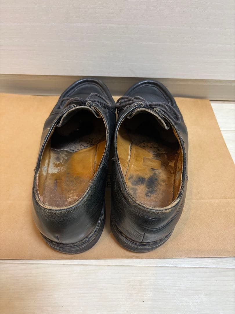 パラブーツ ミカエル ブラック 42ハーフ 26.5〜27cm ジャンク