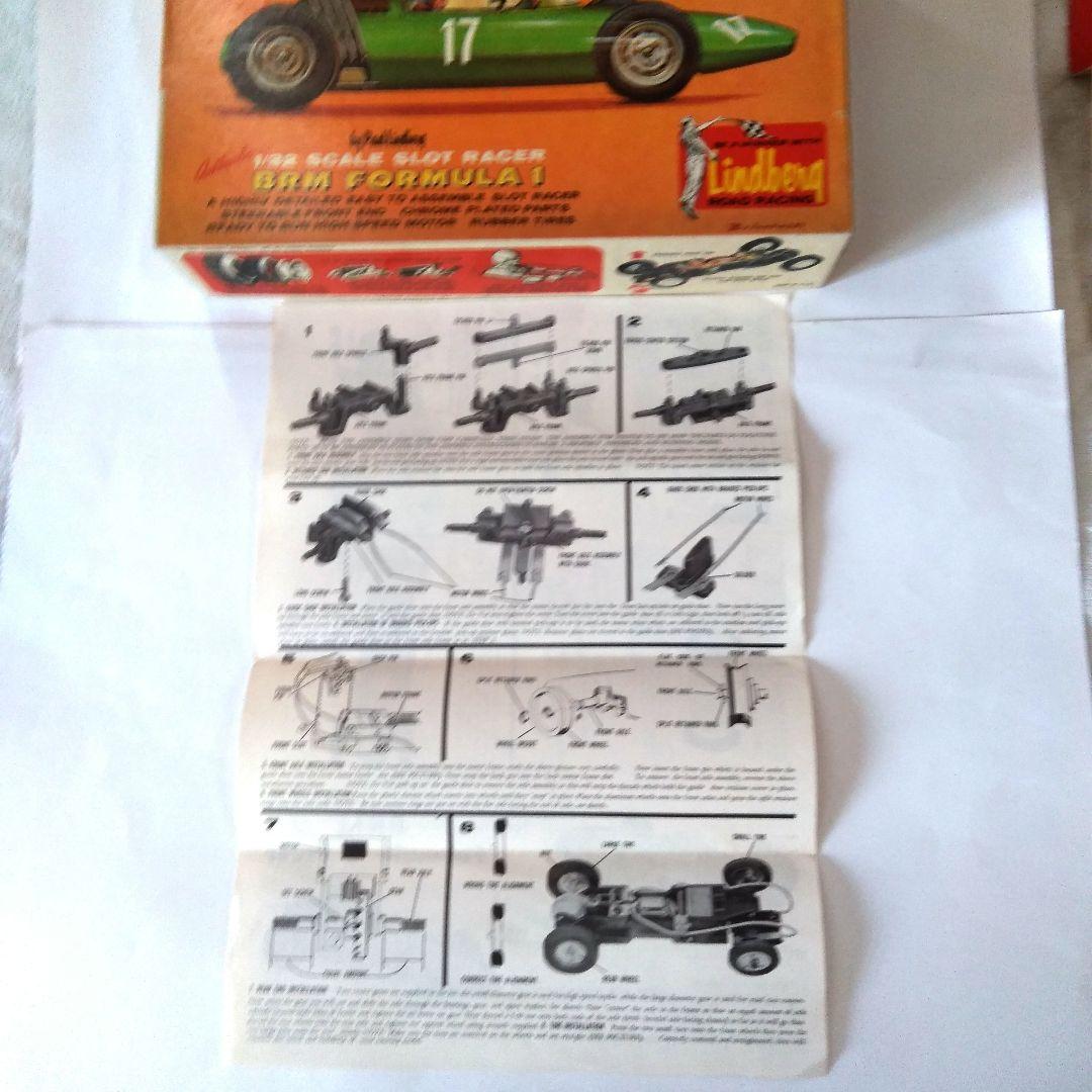 ［レア］60年代リンドバーグ1/32  BRM　F1  スロットカー組立てキット
