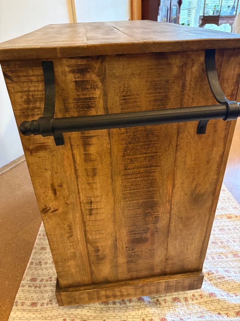 ビンテージ風木製キャビネット 11引き出し