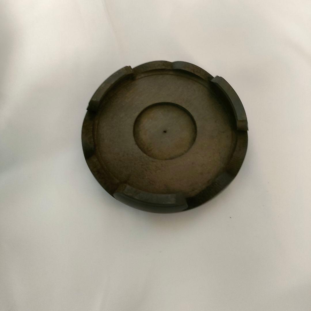 七宝焼　カラクサ文様　翡翠色　並形　8号　花瓶　高さ25cm　台座付き　箱付き