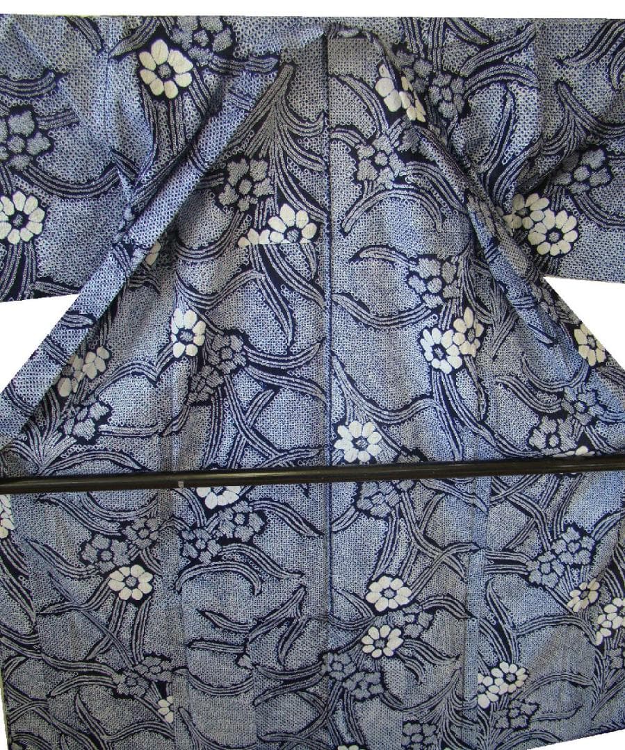 S寸 鳴海 総絞り 浴衣・ 四寸帯 セット 仕立上り～153cm Ys366