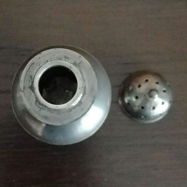 世界の名品　john somers　ピューター調味料入れ　ソルトシェイカー