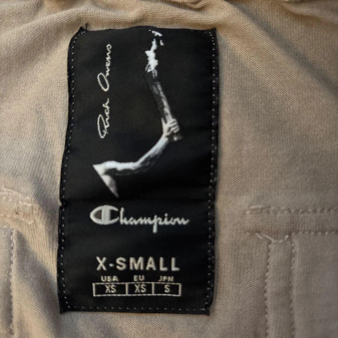 リックオウエンス チャンピオン ベージュ サルエルパンツ ドローストリング