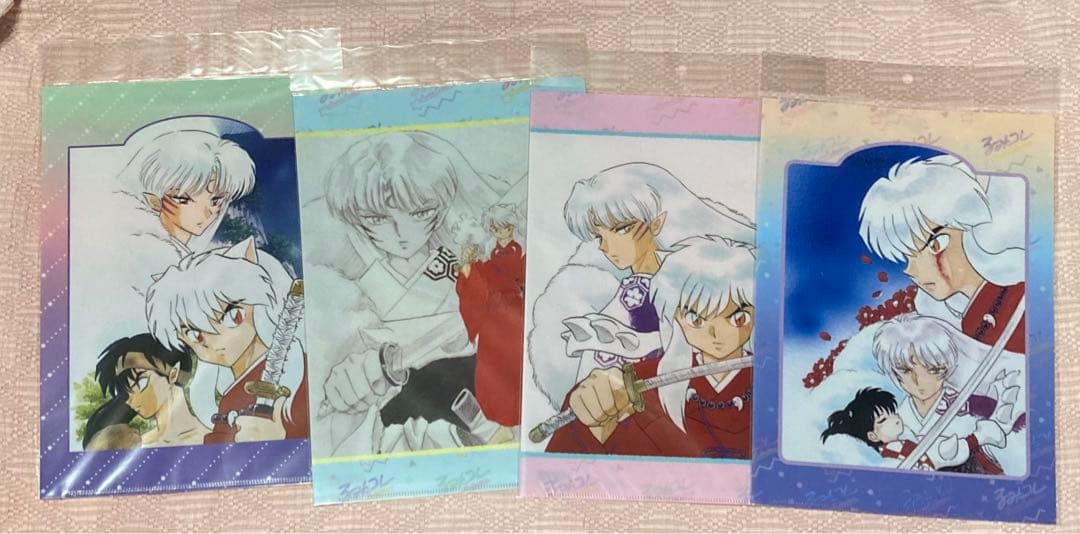 犬夜叉 クリアファイル るーみっく コレクション 4枚 セット