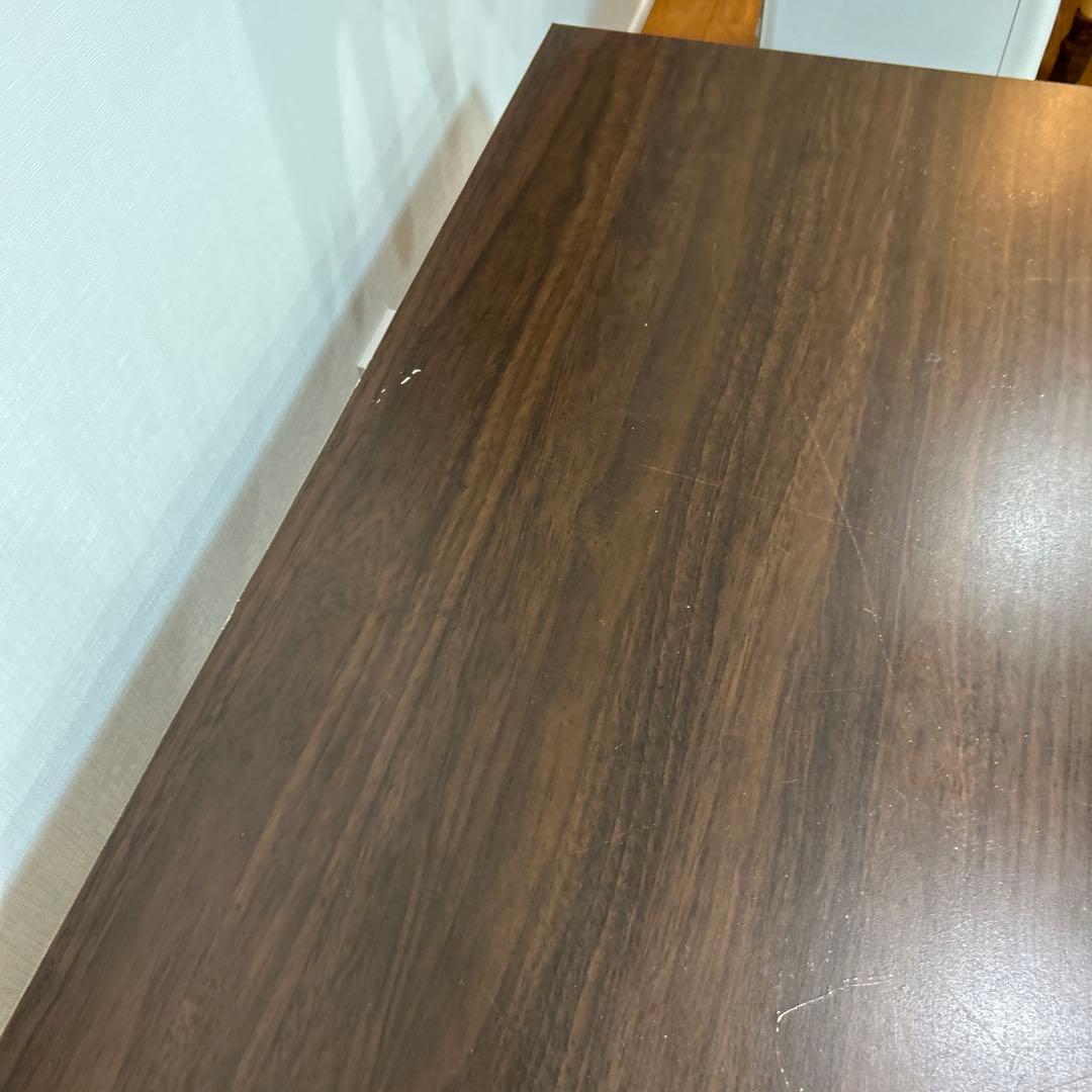 ダークブラウン テレビ台 引き出し付き