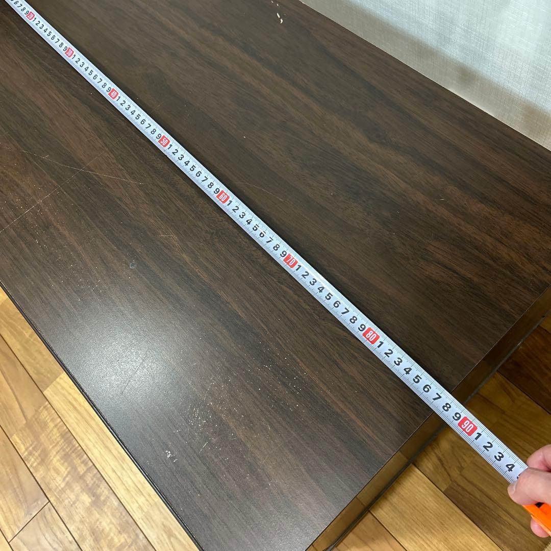 ダークブラウン テレビ台 引き出し付き