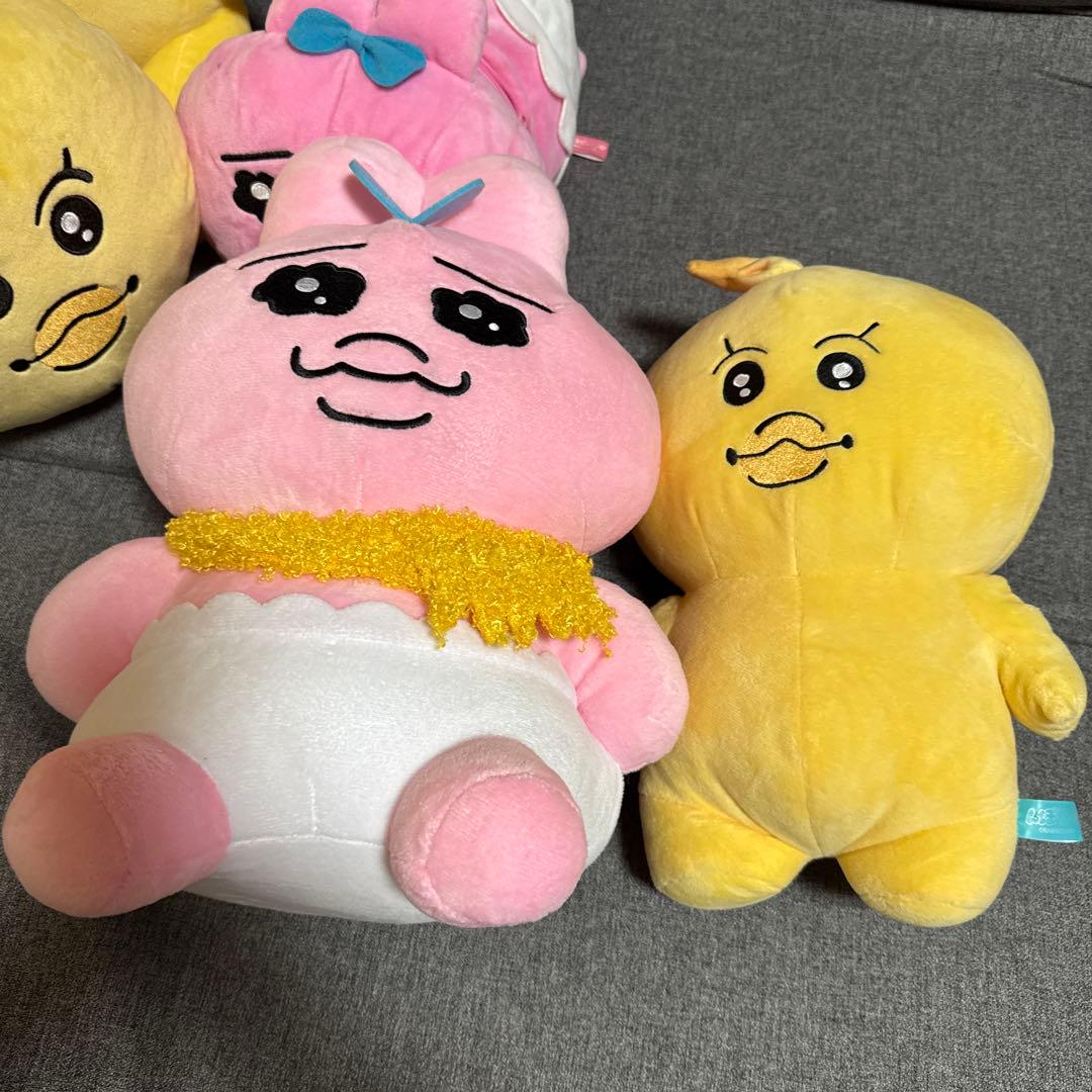 おぱんちゅうさぎ＆んぽちゃむ/きみまろ　１８個大量ぬいぐるみ　状態色々