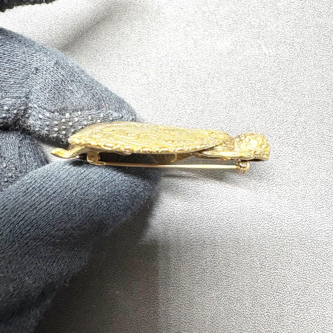 美品✨ディオール ブローチ 蜂 モチーフ デザイン 大ぶり ゴールド