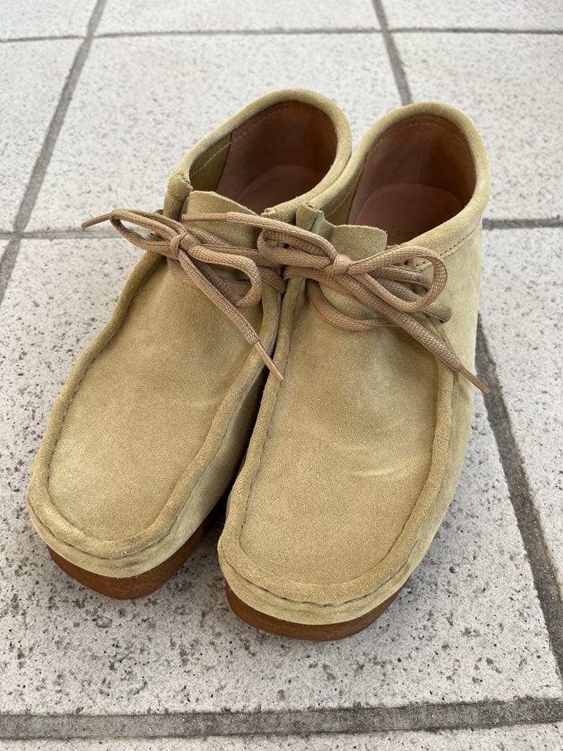 Clarks Wallabee ベージュ スエード