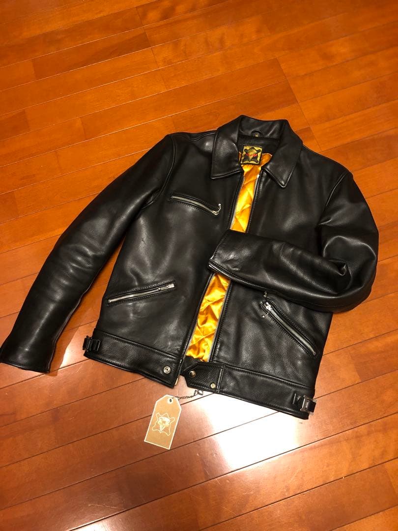 T*Z様 GOLDTOP シングルライダース　英国製　36 美品