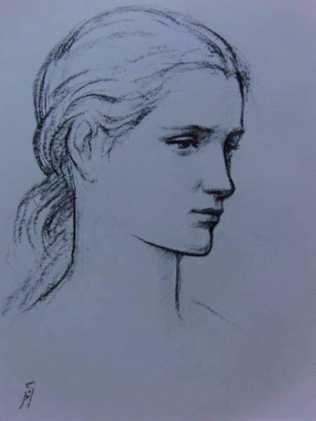 船越保武、ローラ、希少額装用画集画、大判、新品高級額装付