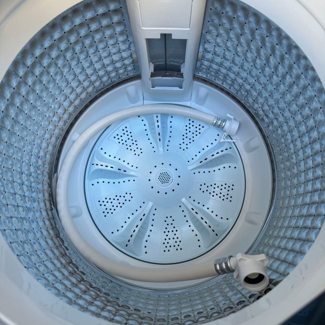 113⭐️2025.24年製美品★ハイアール冷蔵庫洗濯機　ブラック　黒　家電セット