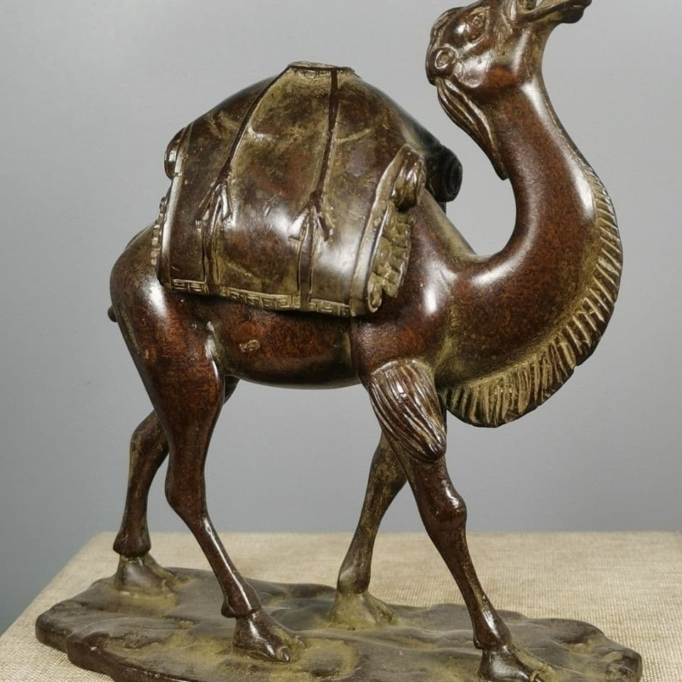 蘇工 銅器 香炉 駱駝香炉 香道具 装飾品 工芸品 美術品 置物