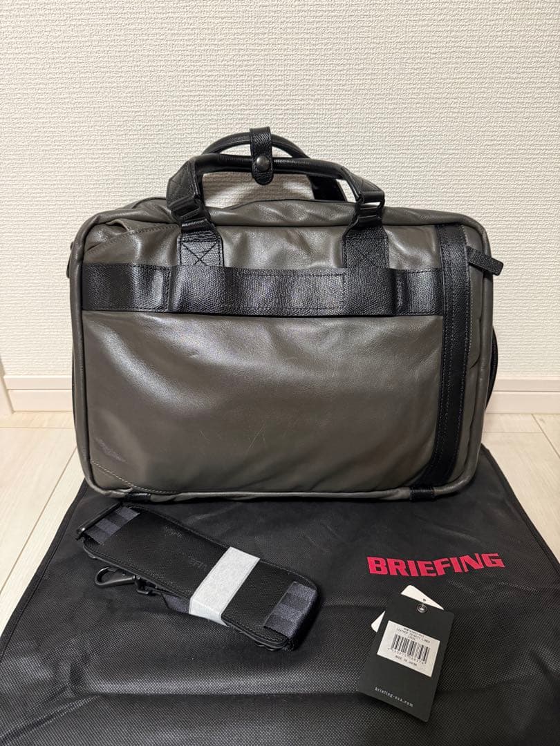 【限定品】BRIEFING／LEATHER TRINITY LINER