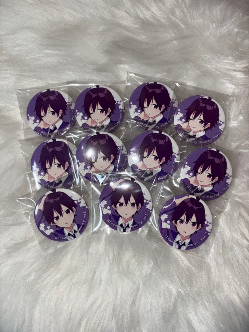 すとぷり　ななもり。　缶バッチ　古参アピできます！ まとめ買い大歓迎　ほぼ等身