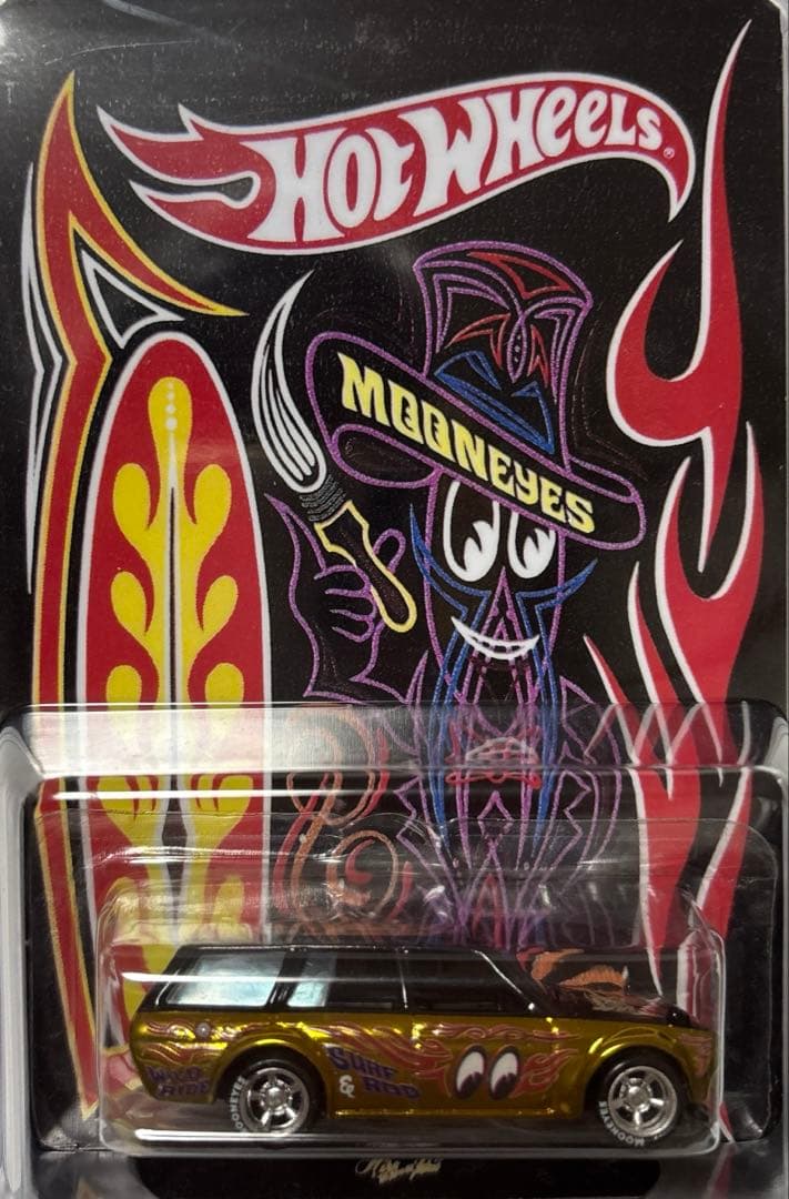 ミニカー Hotwheels Datsun 510 wagon moon custom