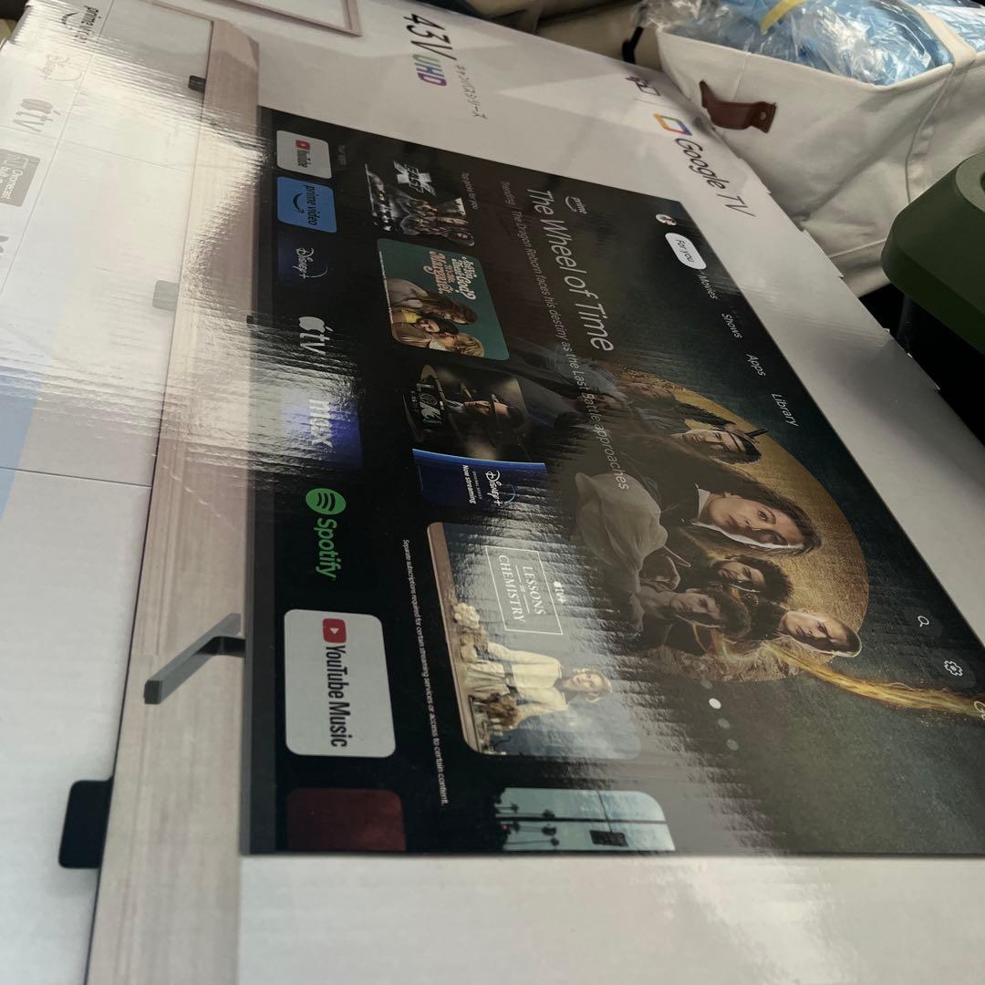 FPD チューナーレステレビ 43V型 4K