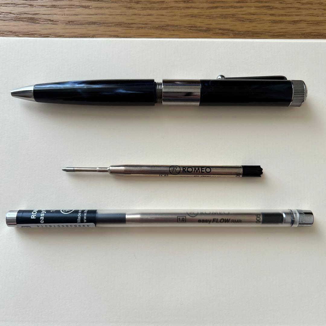 伊東屋　Romeo No.3 ロメオNo.3 太軸　イタリアンブルー　替芯