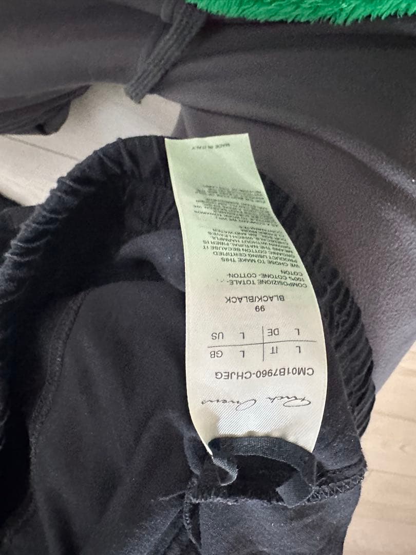 リックオウエンス　チャンピオン黒 サルエルパンツ 刺繍ロゴ入り