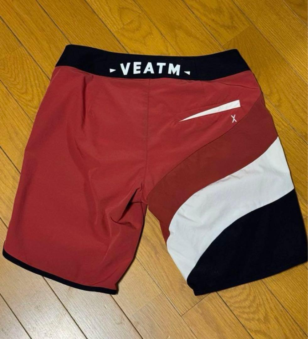 【さぼてん】VEATM サーフショーツLサイズ【RED】