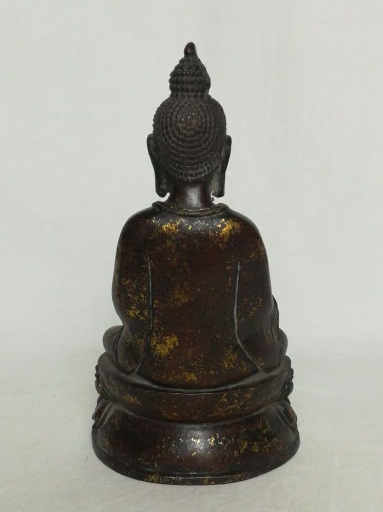 鉄製　釈迦如来坐像　仏像