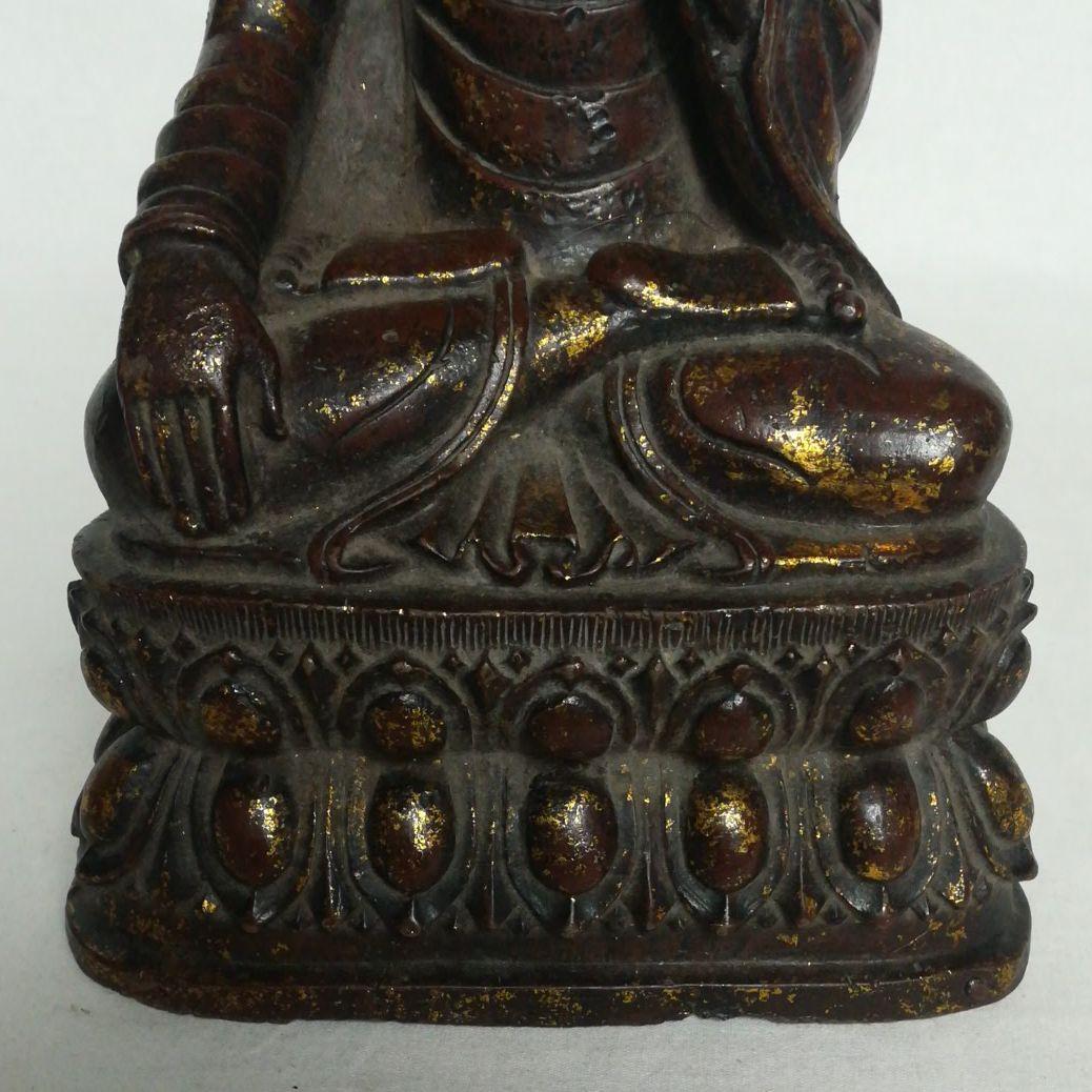 鉄製　釈迦如来坐像　仏像