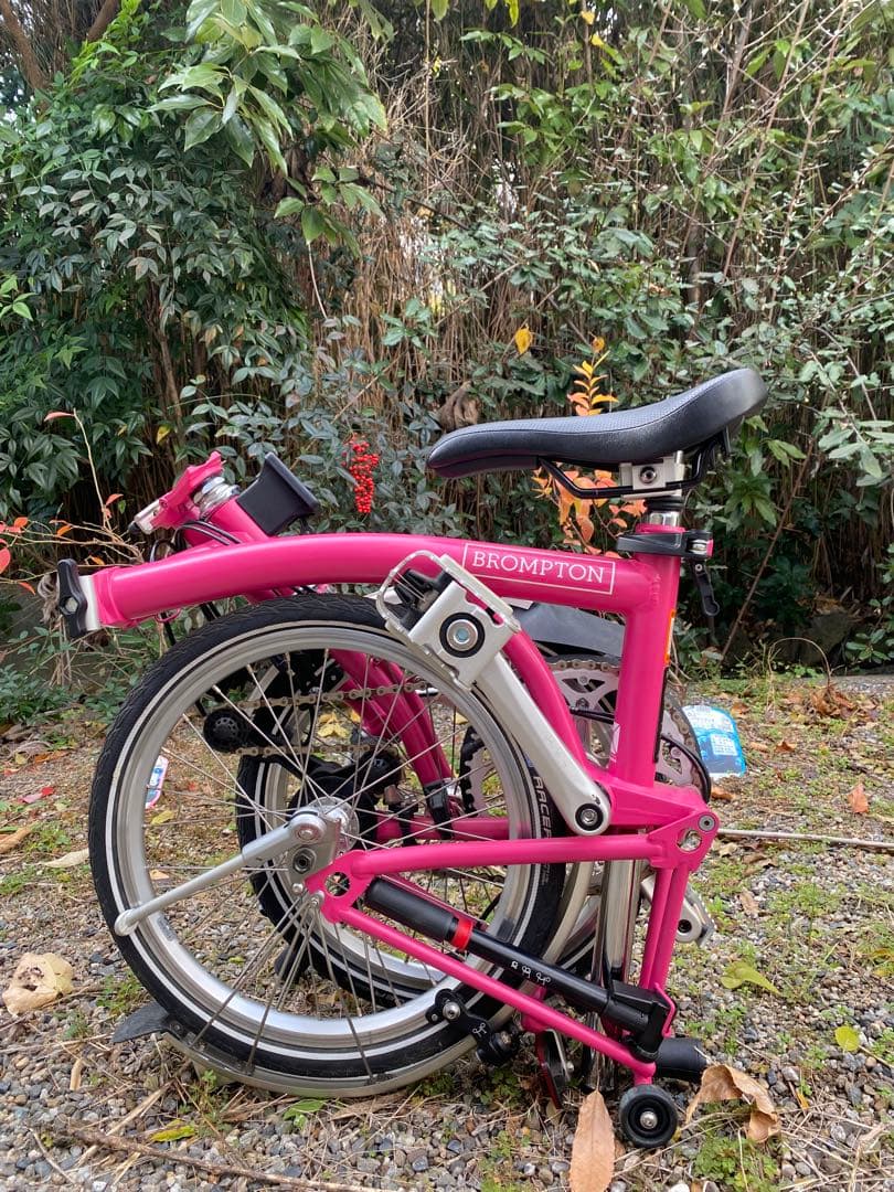 BROMPTON 折りたたみ自転車 ピンク