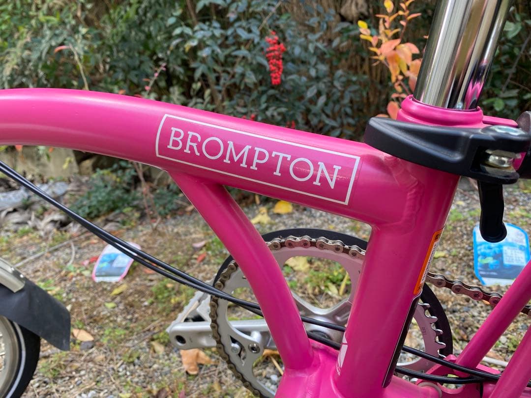 BROMPTON 折りたたみ自転車 ピンク