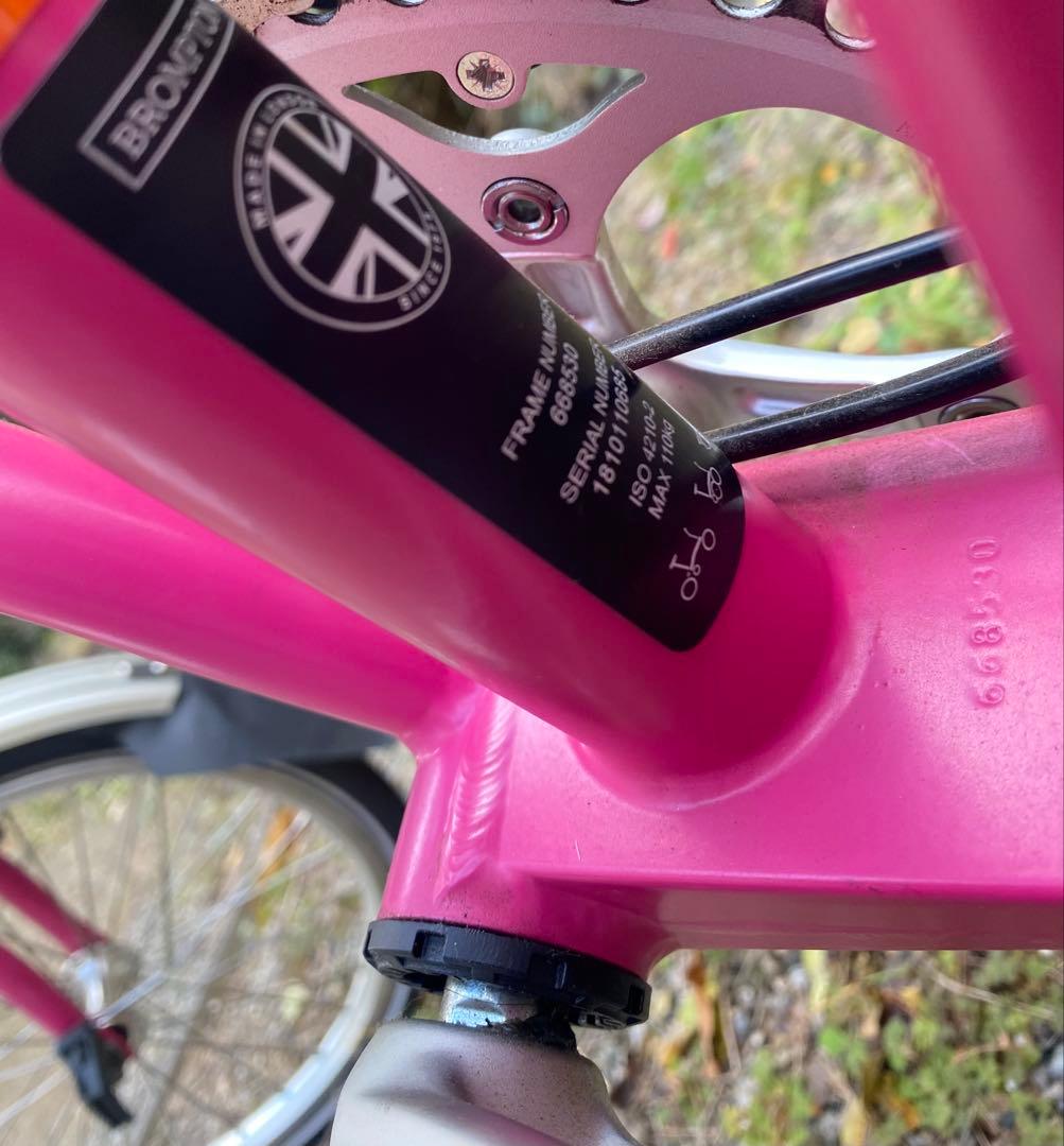 BROMPTON 折りたたみ自転車 ピンク