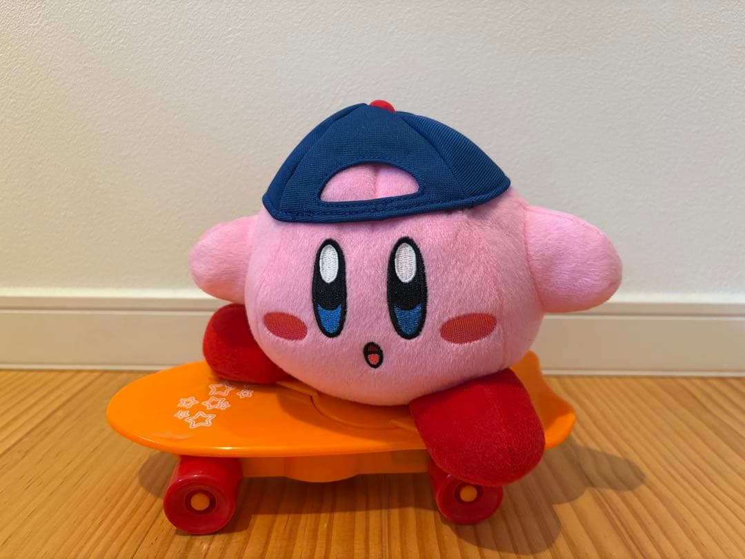 星のカービィ スケボー　タイトー 動く　ぬいぐるみ　カービィ
