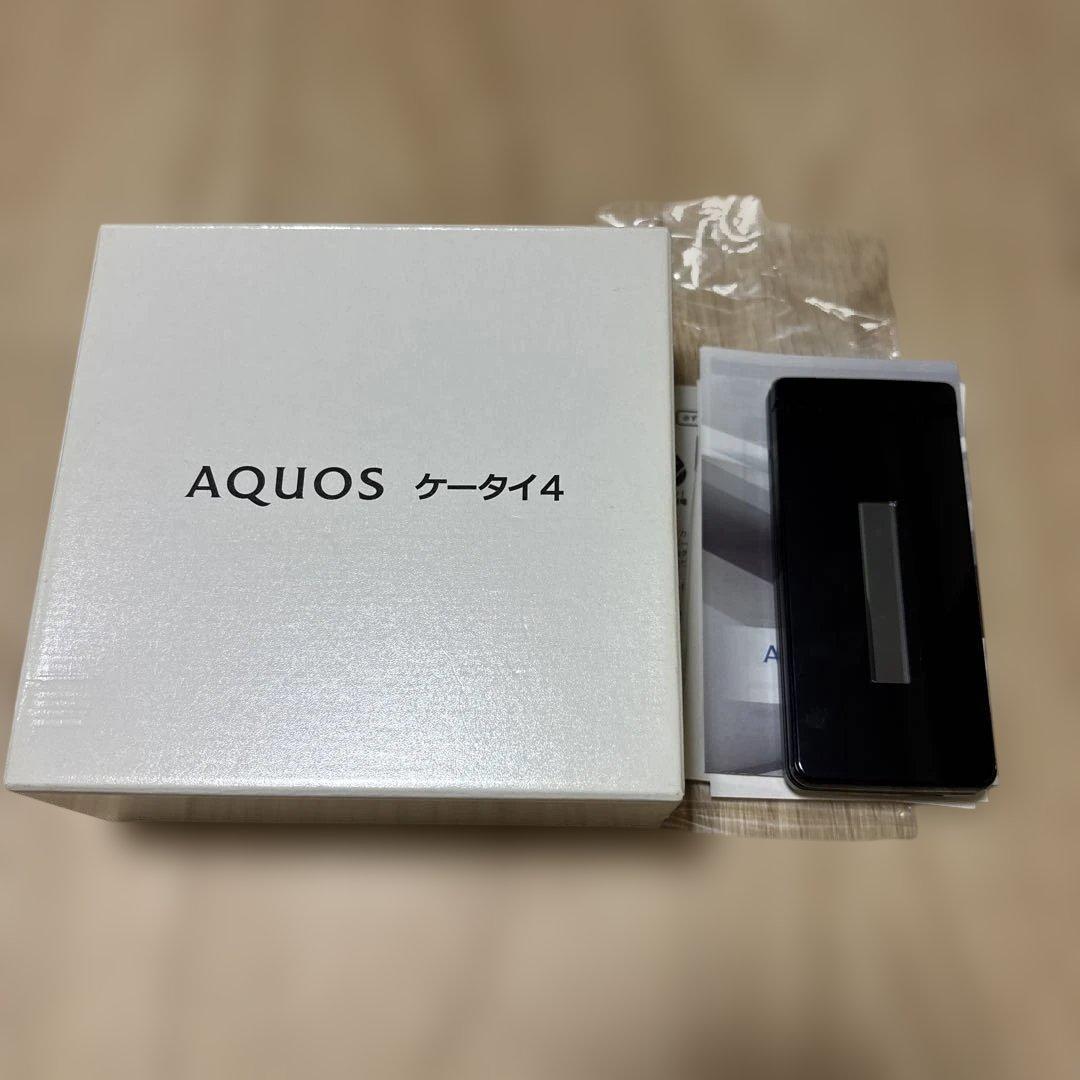 AQUOS ケータイ4 ブラック 本体