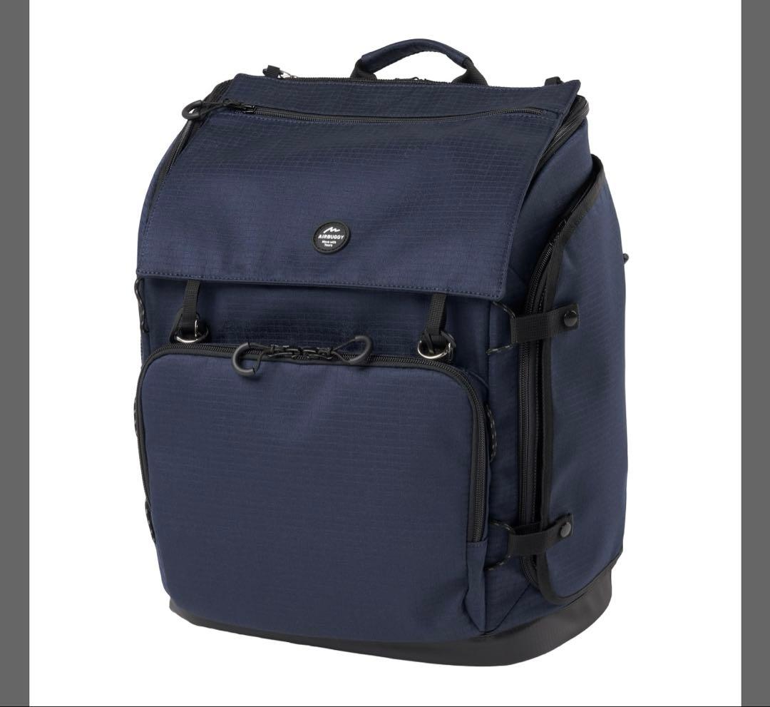 未使用・エアバギー3wayバックパックキャリー　リュック犬猫　ネイビー