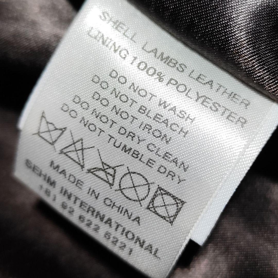 美品【 リベラメンテ 】 ✦ ラム レザー シングル ライダース ジャケット 黒