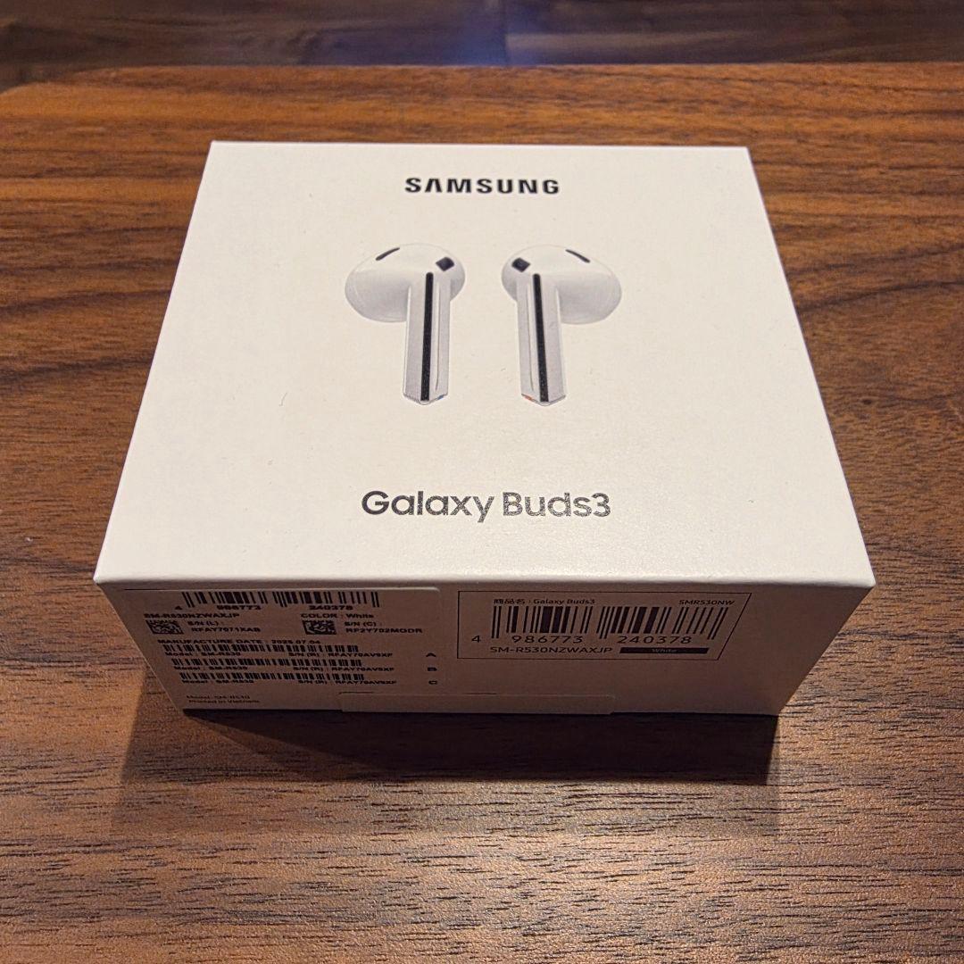 【新品】Galaxy Buds3 SM-R530NZWAXJP ホワイト