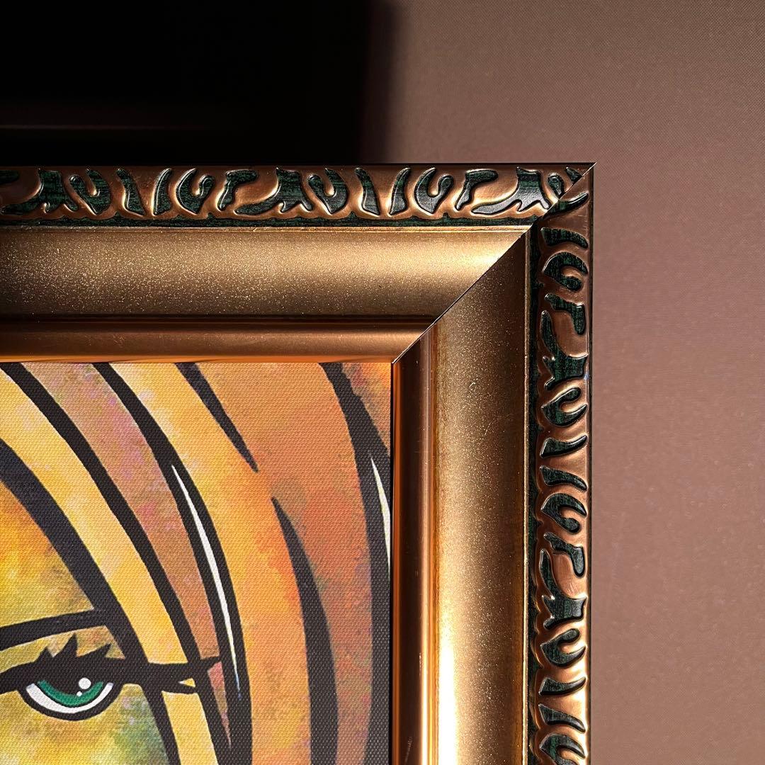 キャンバスプリントoriental girl 絵画 額付き インテリア