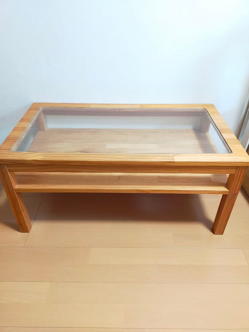 手渡しのみ モモナチュラル ローテーブル W90×D50×H40　BT900NG