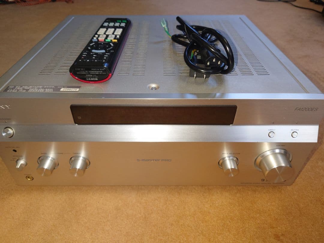 【週末値下げ】リモコン付き SONY FA1200ES プリメインアンプ