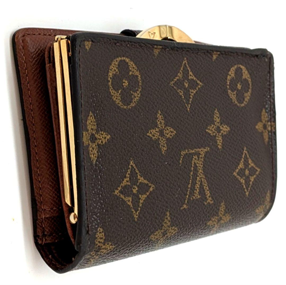ルイヴィトン モノグラム ビエ ヴィエノワ がま口 折り財布 B32