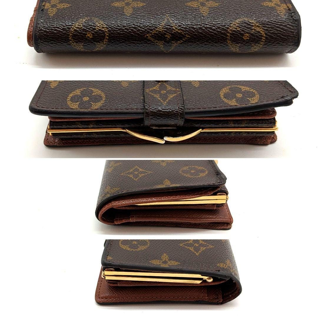 ルイヴィトン モノグラム ビエ ヴィエノワ がま口 折り財布 B32