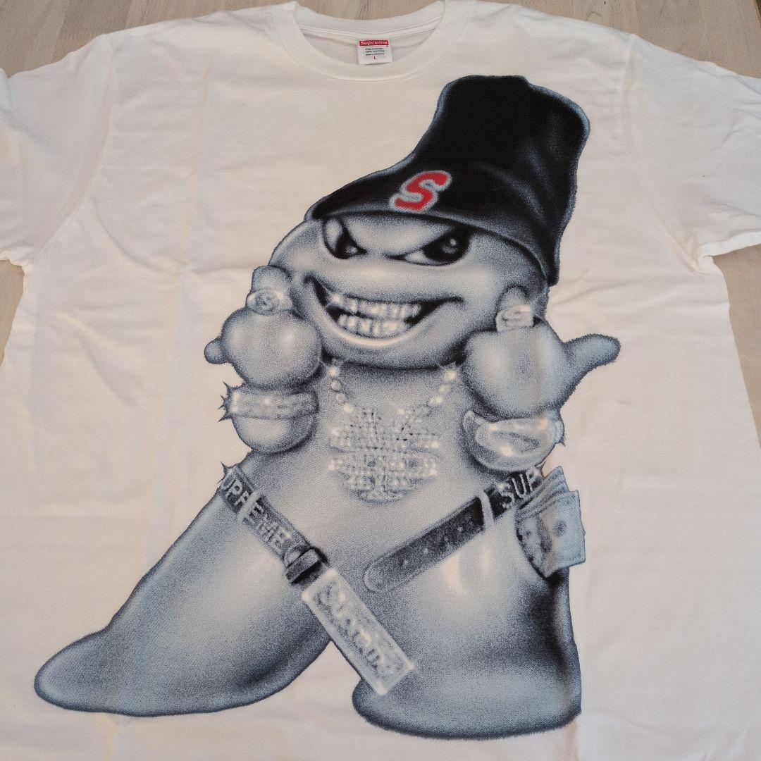 Supreme man Tee ホワイト Lサイズ