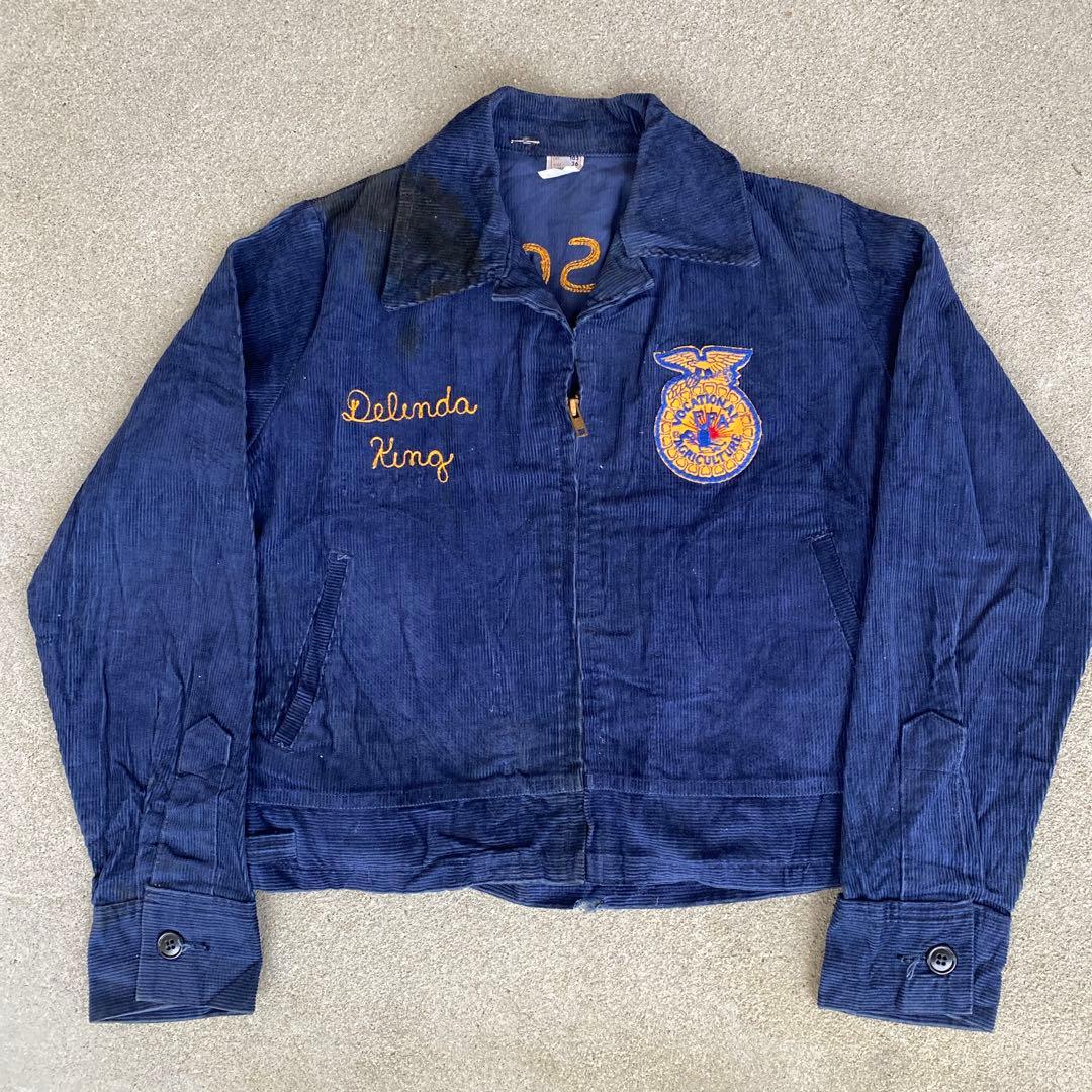 80s FFAジャケットファーマーズジャケット ミズーリ州 S 36 短丈