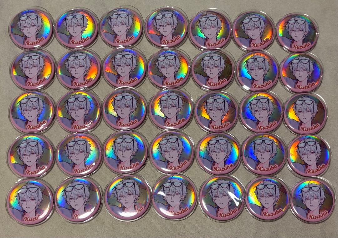 ChroNoiR ニューレトロスタイル 葛葉 オーロラ缶バッジ