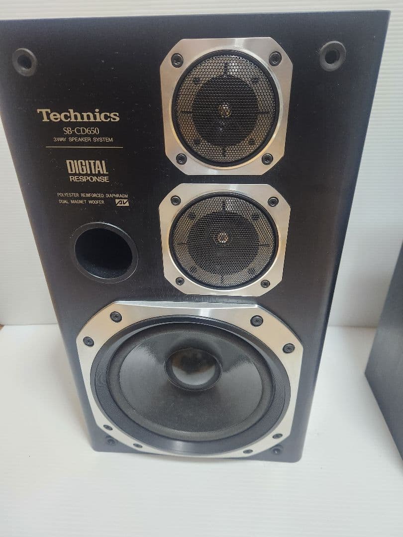 音だし確認済み Technics SB-CD650 スピーカー シリアル同番