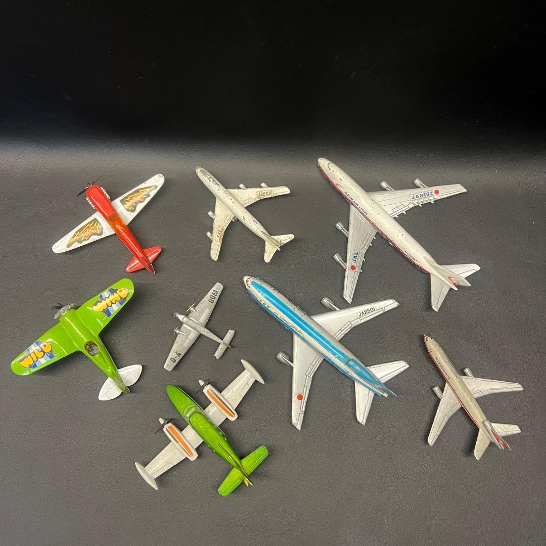 〇J⑥1058 レトロ 飛行機 模型 8点まとめ