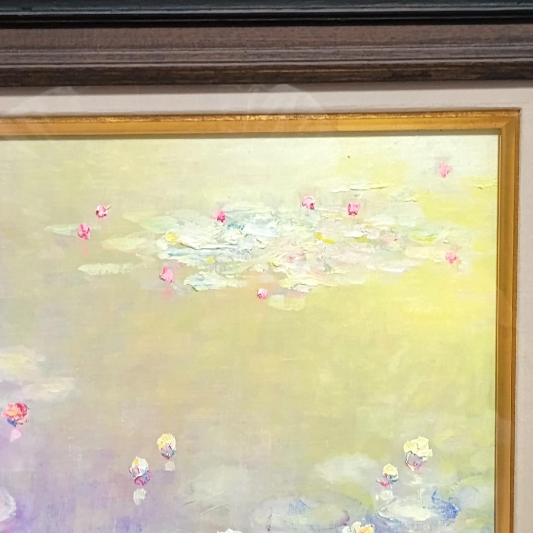 け*@様 田中仁士 油彩「夢のファンタジー」画寸 F６　直筆証明書　モネに私淑、