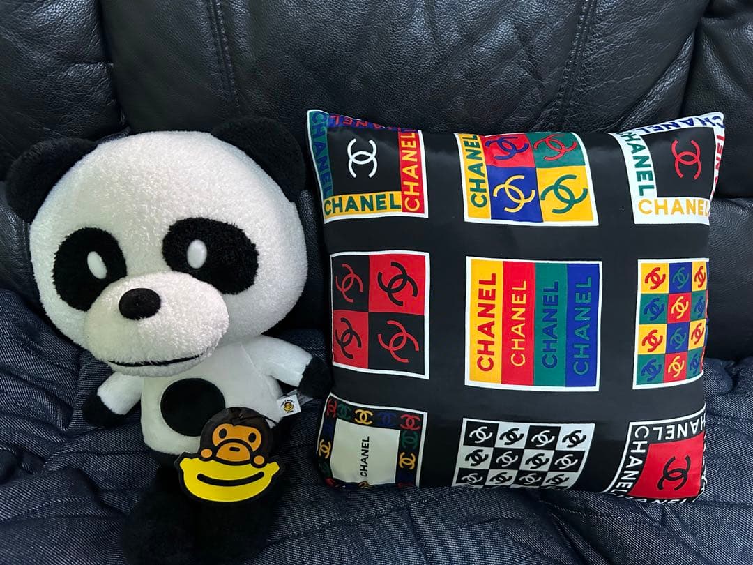 マイロパンダとシャネルクッション　ぬいくあ